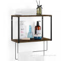 Wall Mounted 2-Tier Floating Shelves Towel Holder